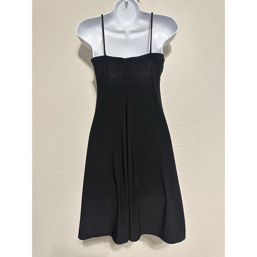 Vintage Y2K Witchy Goth Black Babydoll Mini‎ Dress 90’s 2000’s 7/8 Whimsigoth - Picture 8 of 13